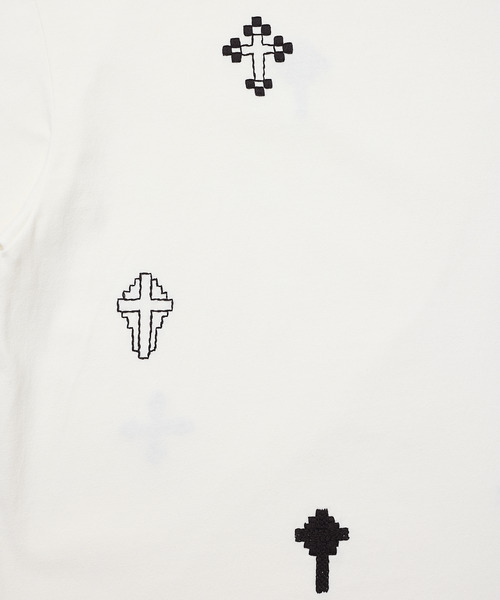 HAND EMBROIDERY CROSS PO 詳細画像 WHITE 3