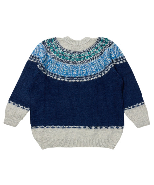GREETEK INSIDE OUT HAND KNIT PO 詳細画像 NAVY 2