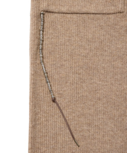 BEADS FRINGED KNIT PANTS 詳細画像