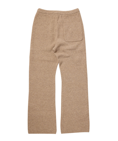 BEADS FRINGED KNIT PANTS 詳細画像 BEIGE 2