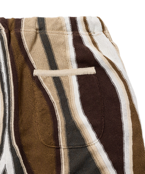 7G FEATHER STRIPE KNIT PULLOVER 詳細画像 BEIGE 3