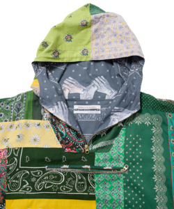 VINTAGE BANDANA PATCHWORK ANORAK JACKET 詳細画像
