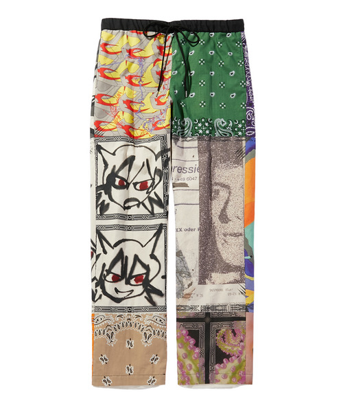 ×YAGI BANDANA PATCHWORK PANTS