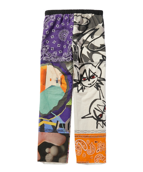 ×YAGI BANDANA PATCHWORK PANTS 詳細画像 ALLMIX 2