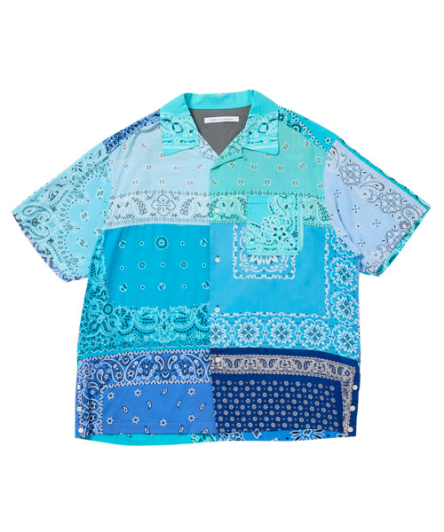 VINTAGE BANDANA PATCHWORK SHIRTS SS