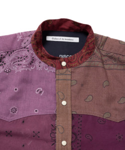 VINTAGE BANDANA PATCHWORK SHIRT LS 詳細画像