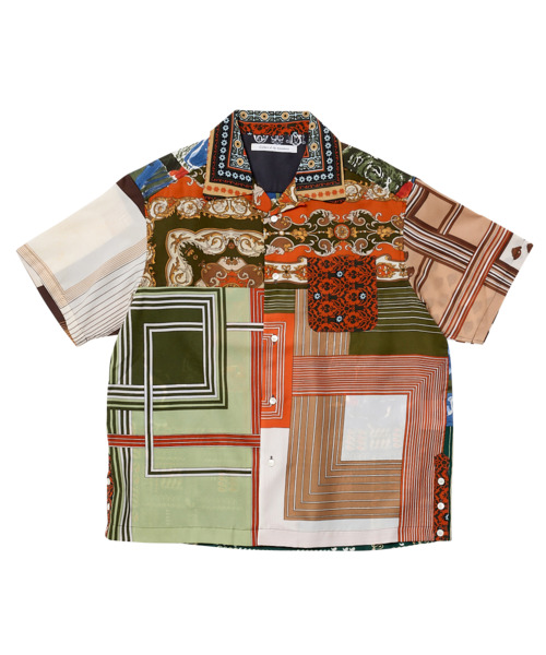 VINTAGE SCARF SHIRT SHORT SLEEVE
