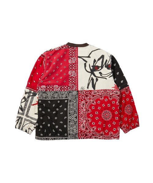 ×YAGI BANDANA PATCH PO TYPE B 詳細画像 JUN RED 2