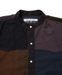 x ROGIC BANDANA PATCHWORK SHIRT 詳細画像