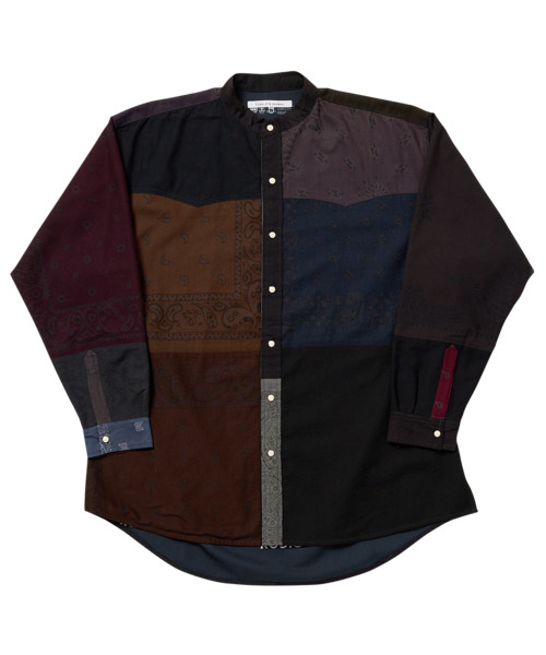 x ROGIC BANDANA PATCHWORK SHIRT
