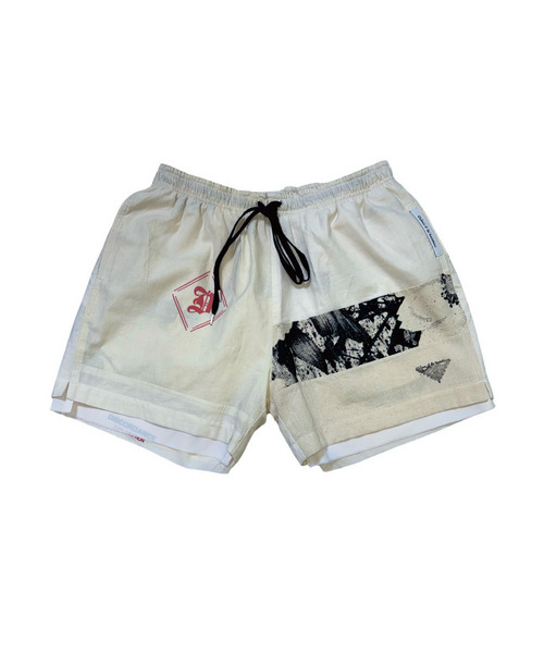 SOUVENIR BAG PATCHWORK SHORT PANTS